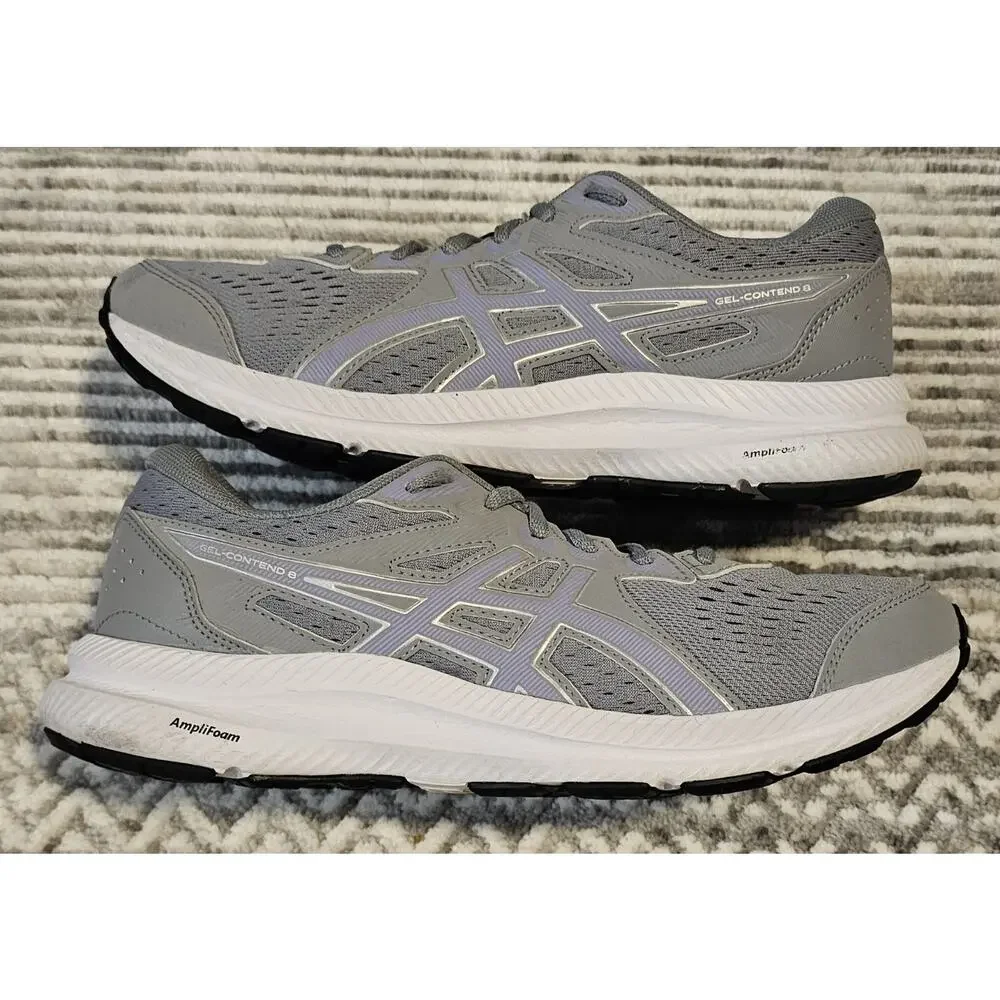 Asics Gel-Contend 8 Grey Lilac Men's Size 10 Running Shoes 1012B320